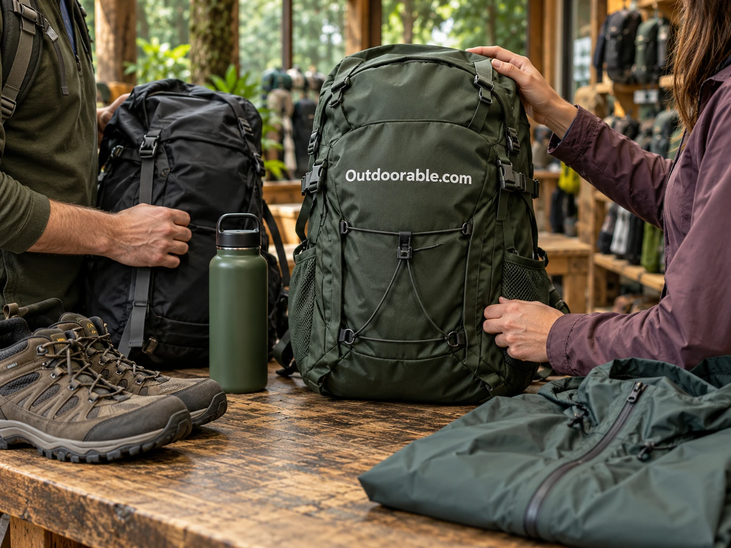 Gear discovery with a clear point of view concept featuring Outdoorable.com